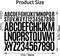 780Pcs Black Vinyl Letter and Number Stickers, 1" & 2" Waterproof Self-Adhesive Alphabet Decals, 10 Sheets of Weatherproof Mailbox, Door, and Address Signs